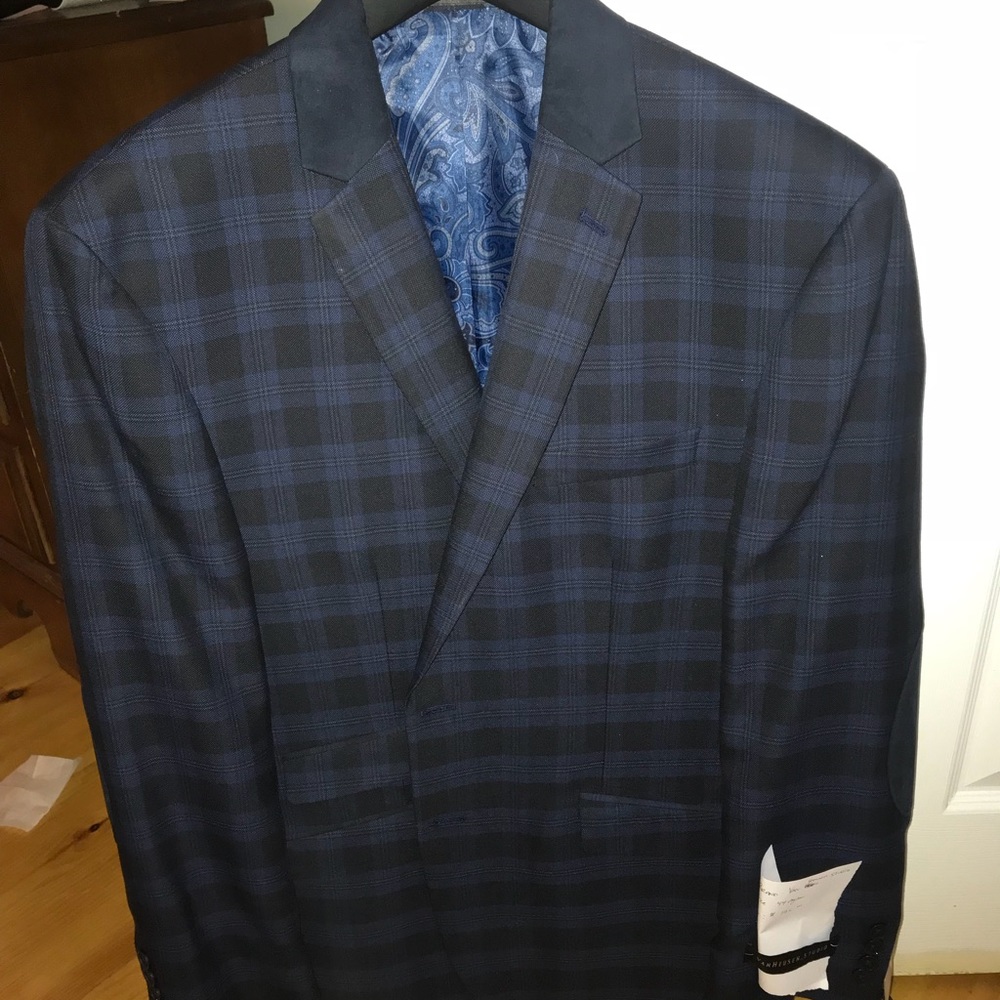 Suit jacket plaid
